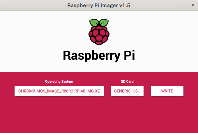 Raspberry Pi に Chromium OS をインストールしてみた